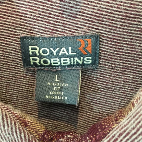 Royal Robbins Mens Button-Up Flannel - Large - Pre-owned - UBE8XB - Picture 4 of 6